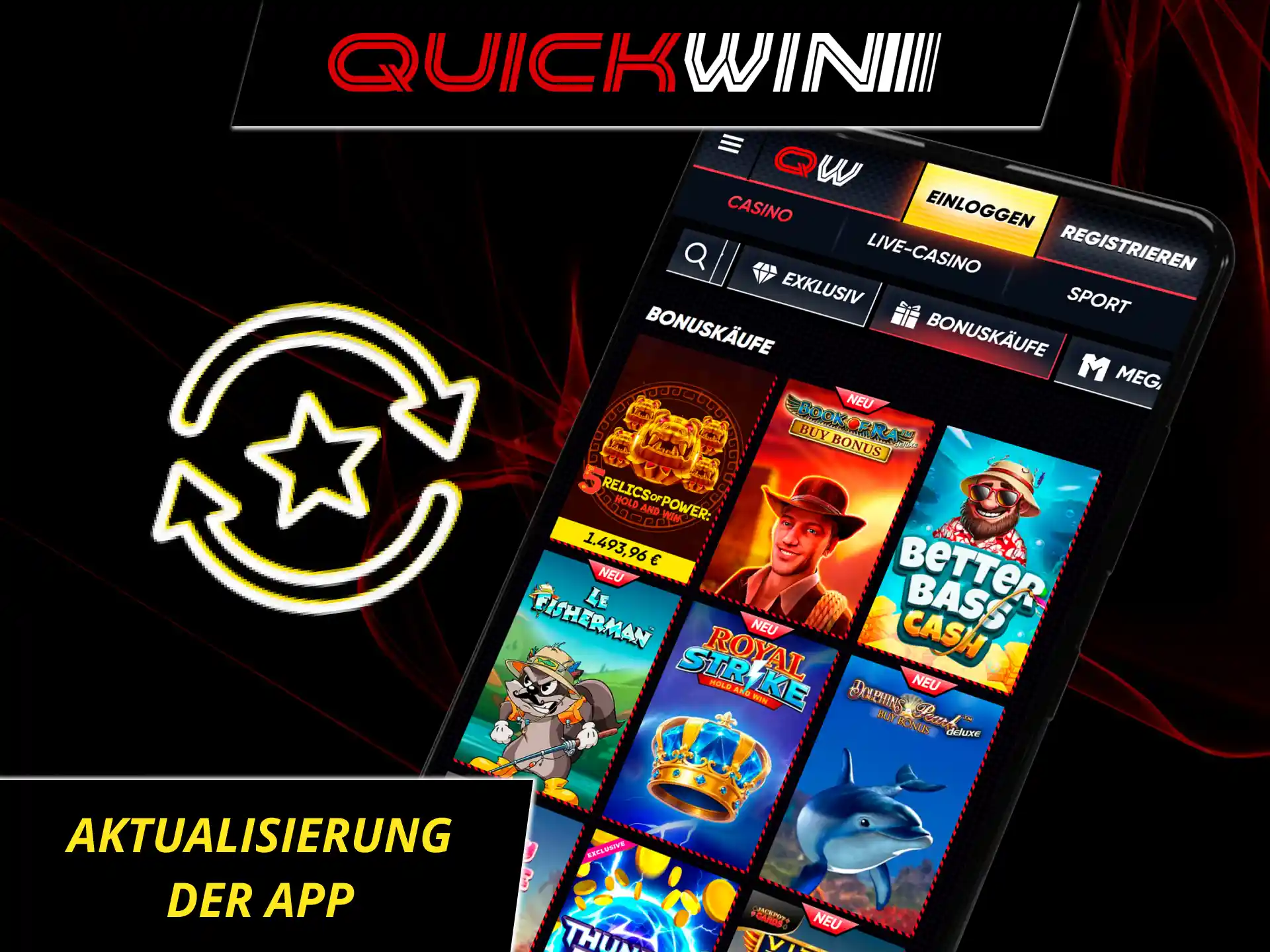 Führe eine regelmäßige aktualisierung der QuickWin app durch, um stets von neuen funktionen und optimaler sicherheit zu profitieren.