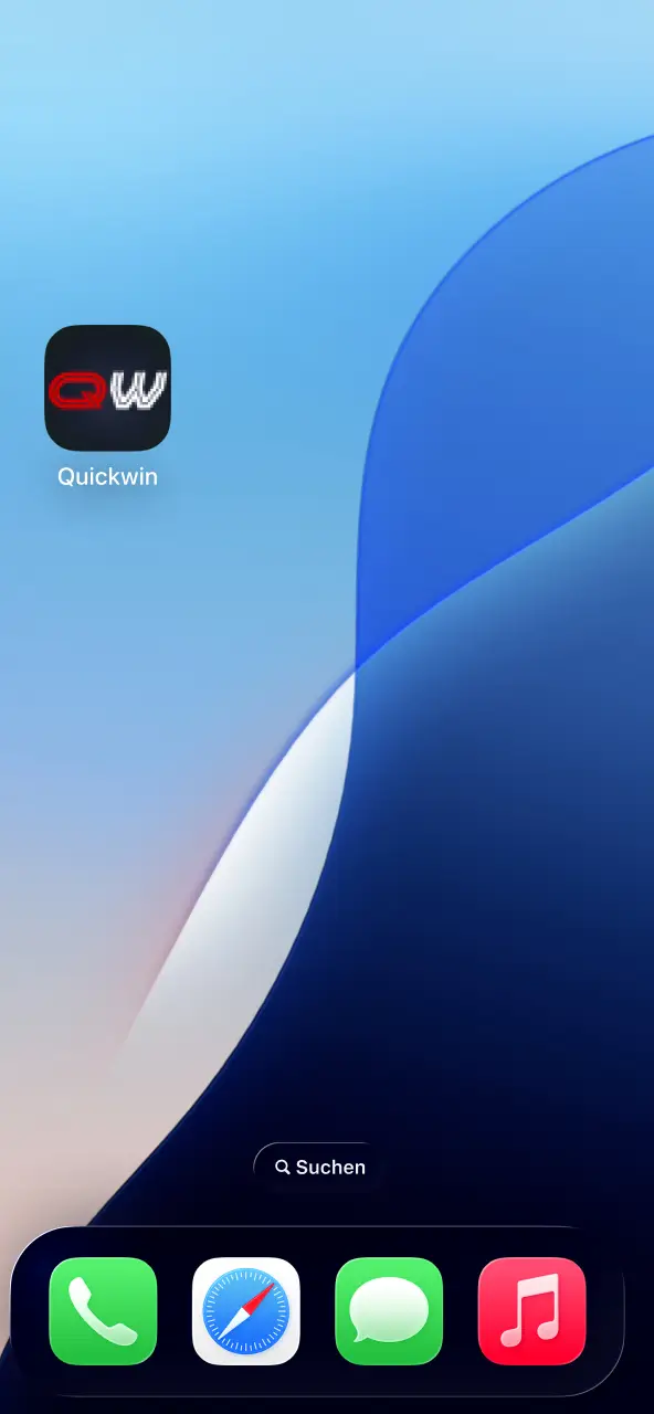 Füge QuickWin zum home-bildschirm hinzu für einen blitzschnellen zugriff auf deine spiele.
