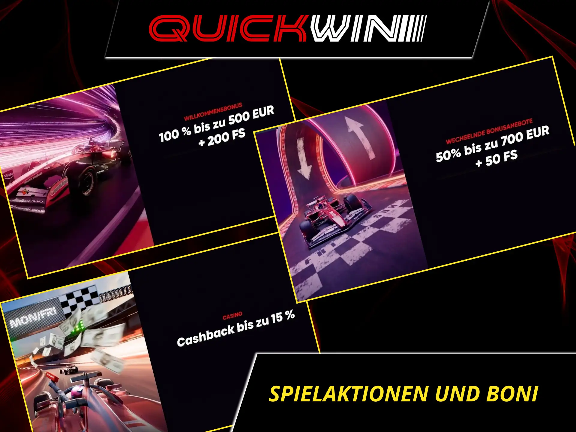 Entdecke die besten casino-spielaktionen und boni bei QuickWin und sichere dir tolle vorteile.