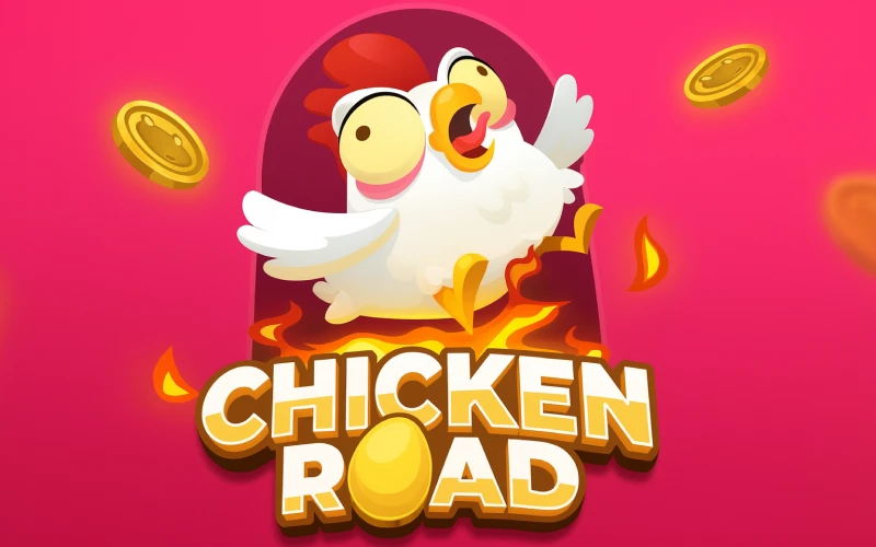 Überquere die straße im instant game Chicken Road bei QuickWin.