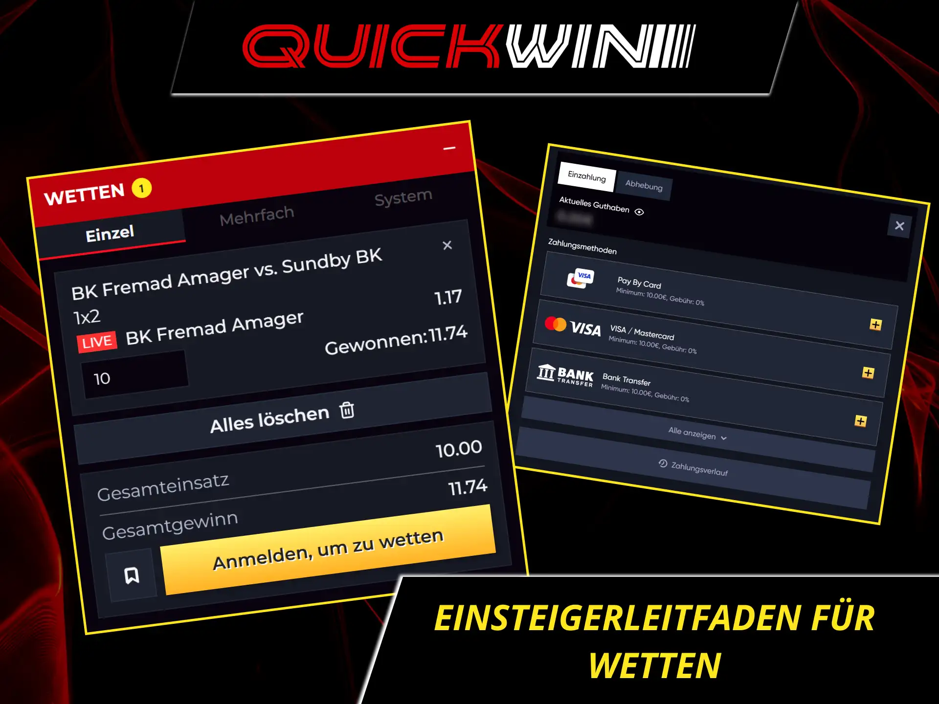 Lade dir den verlässlichen einsteigerleitfaden für wetten bei Quickwin durch und starte noch heute.