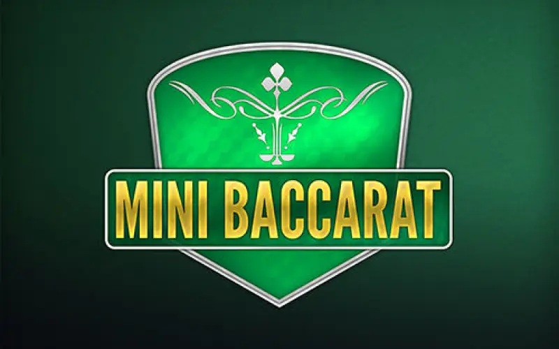 Erreiche schnell die neun bei Mini Baccarat als tischspiele bei QuickWin.