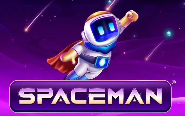 Starte die reise ins all im instant game Spaceman bei QuickWin.