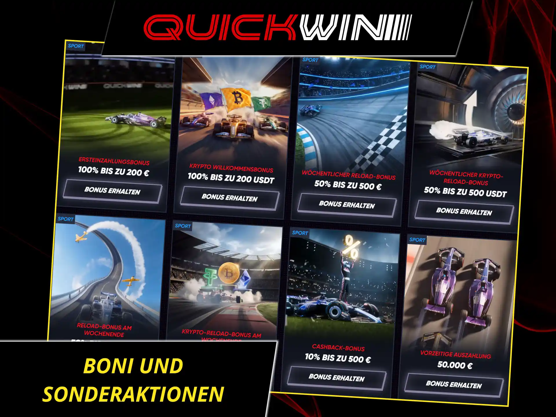 Entdecke alle gründe, die QuickWin zur top-wahl für sportwetter machen und profitiere von besten quoten.