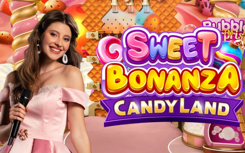 Drehe das glücksrad bei Sweet Bonanza Candyland spiele bei QuickWin.